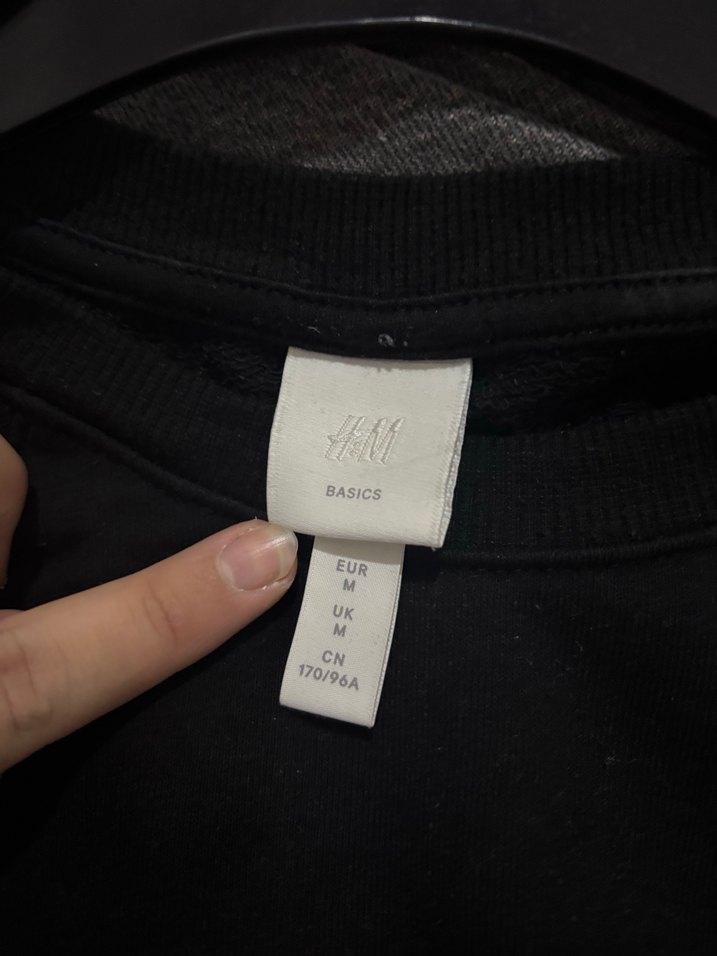 Kadın Siyah kazak sweat H&M - Görsel 4