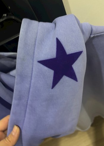 Gri Batik Desenli Kadın sweat - Görsel 2