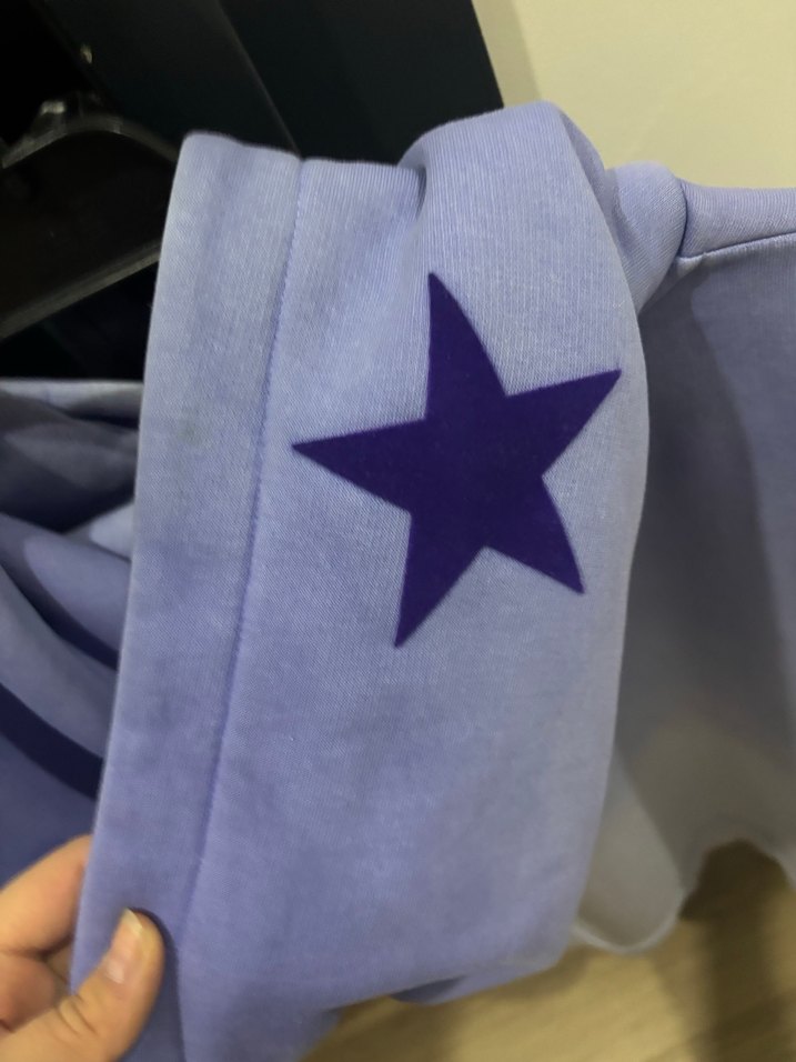 Gri Batik Desenli Kadın sweat - Görsel 2