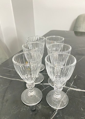 6'lı cam Ayaklı kahve yanı set - Görsel 2