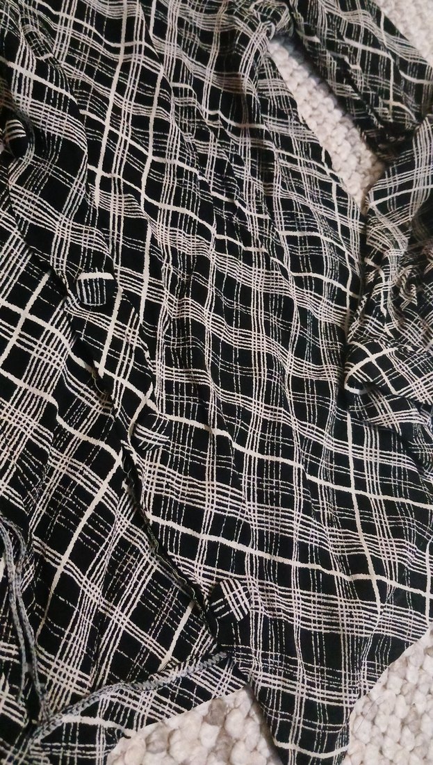 Gri Ekose Desenli Uzun Kollu Gömlek - Görsel 2