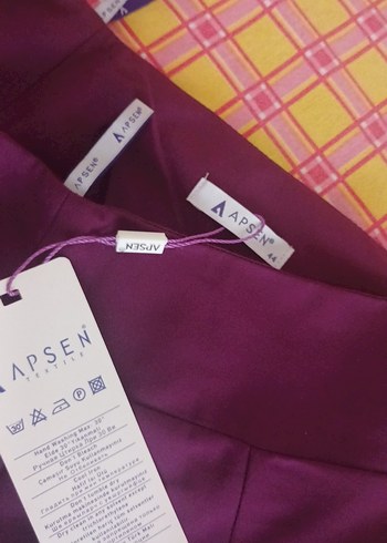 Kadın Mor Renkli Midi Boy Etek - Görsel 2