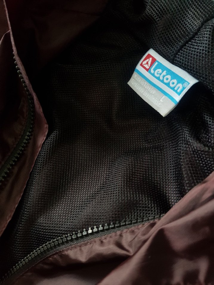 Acı kahverengi Kapüşonlu Yağmurluk - Görsel 2