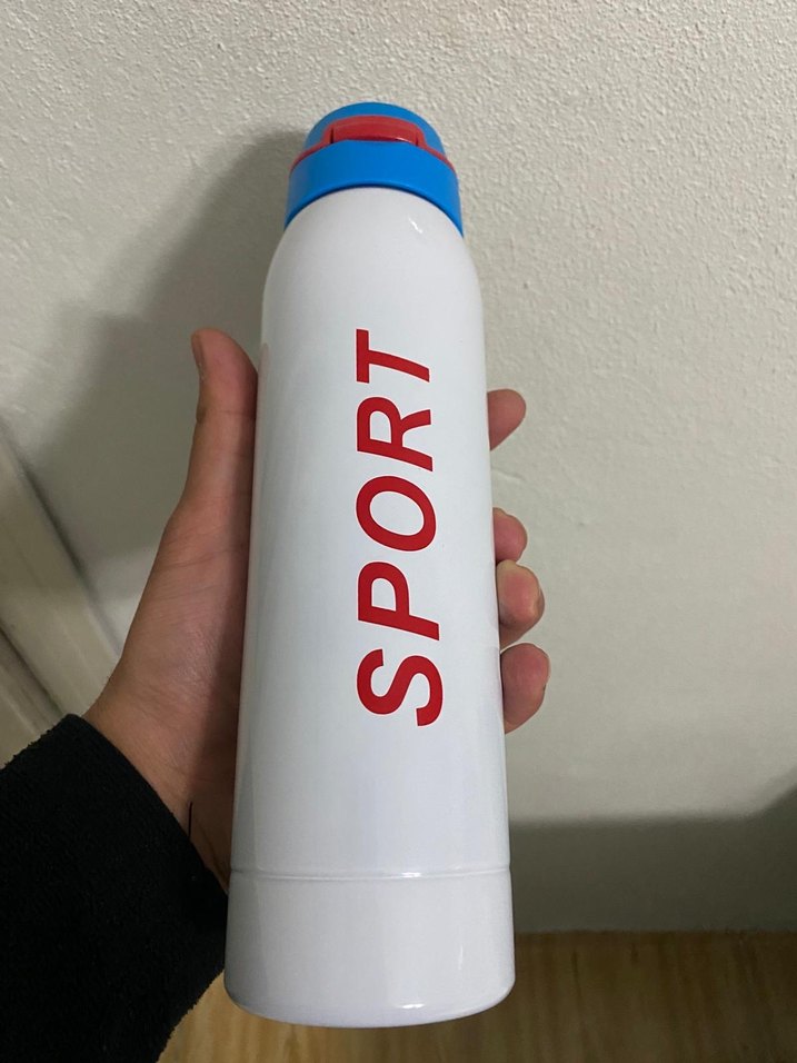 Beyaz Çocuk Termos Matara - Görsel 2