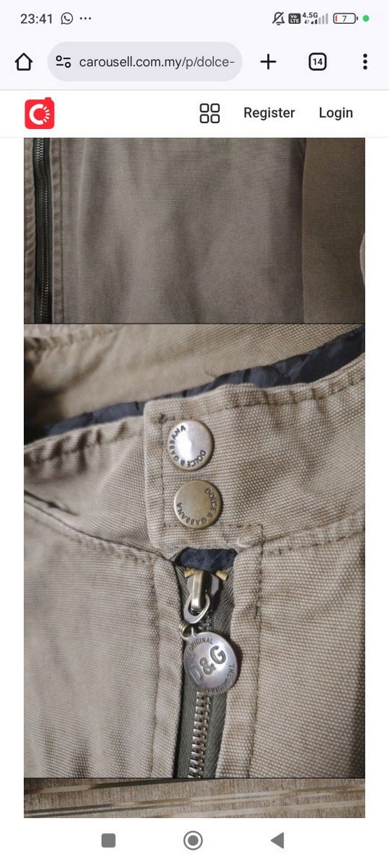 D&G Baskılı  Erkek Ceket - Görsel 3