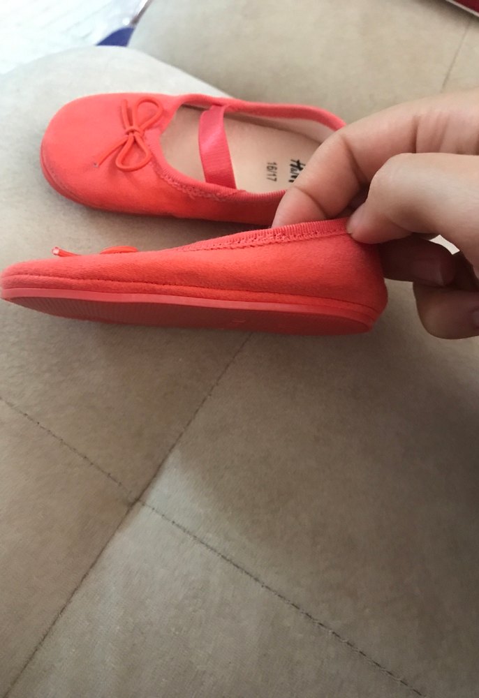 Kız Çocuk Kırmızı Fiyonk Detaylı Babet - Görsel 2