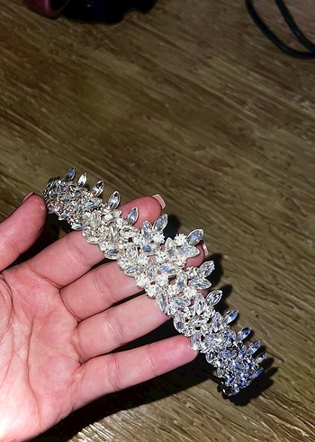 Beyaz Payetli Taç - Rock Punk Stil
