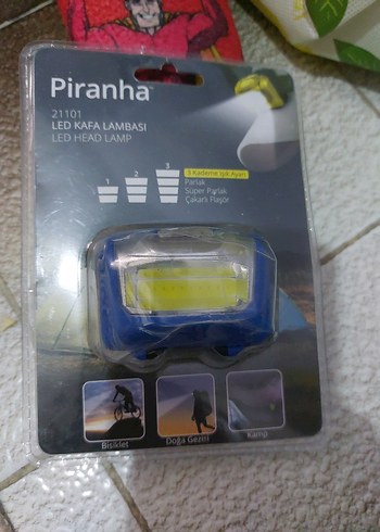 Piranha LED Kafa Lambası 21101 Siyah - Görsel 4