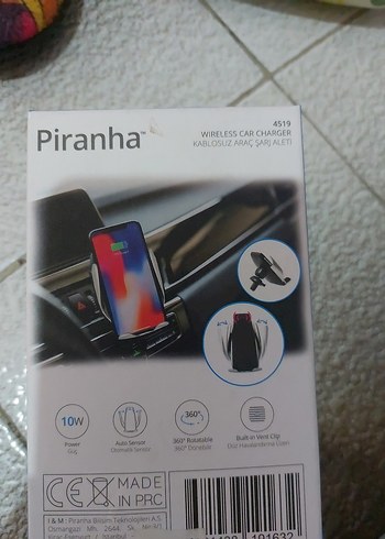 Piranha 4519 Siyah Araç Telefon Tutucu - Görsel 4
