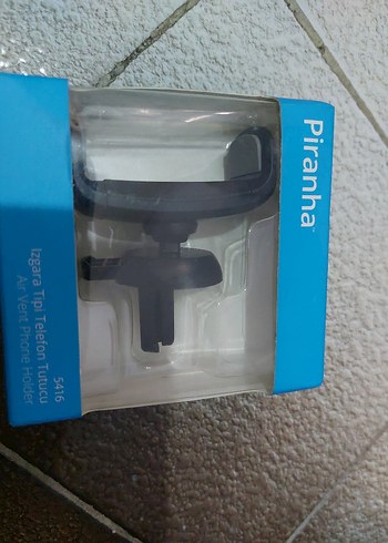 Piranha Izgara Tipi Telefon Tutucu Siyah - Görsel 3