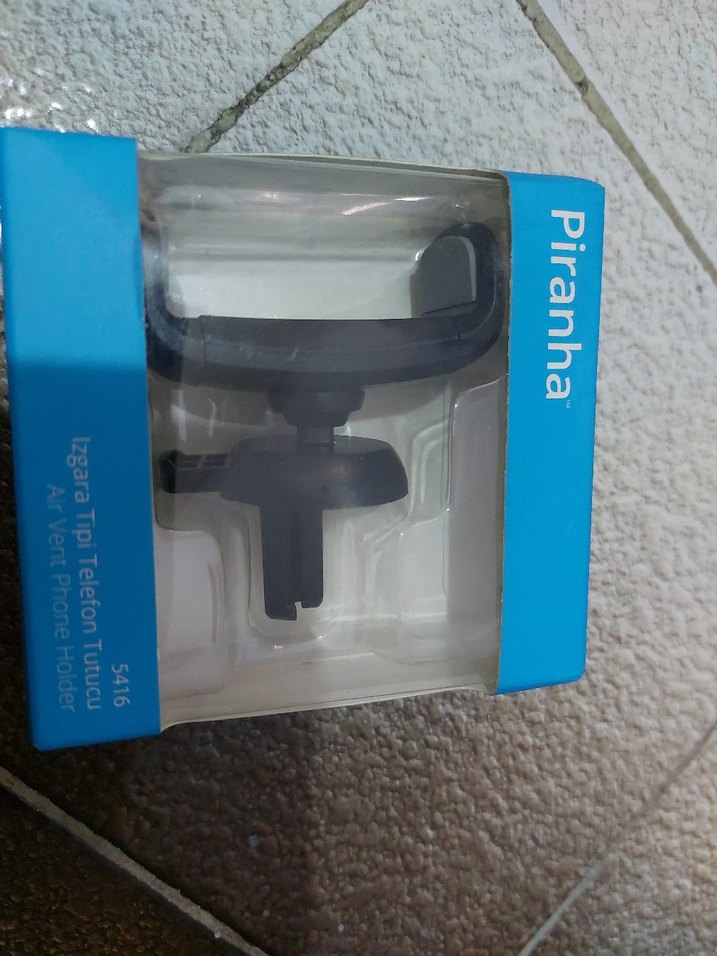 Piranha Izgara Tipi Telefon Tutucu Siyah - Görsel 3