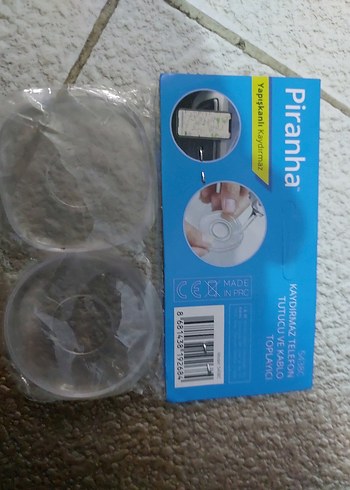 Piranha Kaydırmaz Telefon Tutucu 2'li Gri - Görsel 4