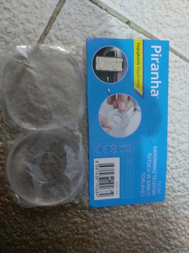 Piranha Kaydırmaz Telefon Tutucu 2'li Gri - Görsel 4