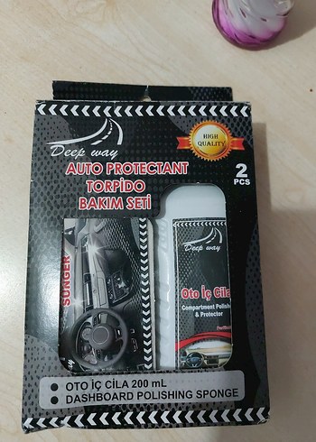 Oto İç Cilası ve Torpido Bakım Seti Siyah - Görsel 5