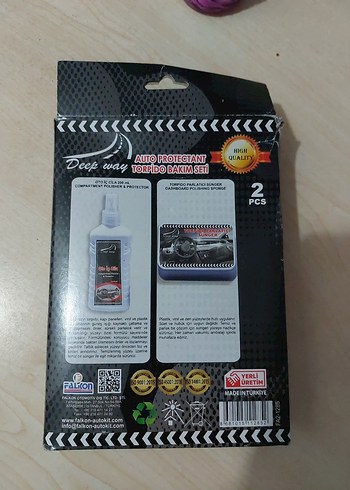 Oto İç Cilası ve Torpido Bakım Seti Siyah - Görsel 8