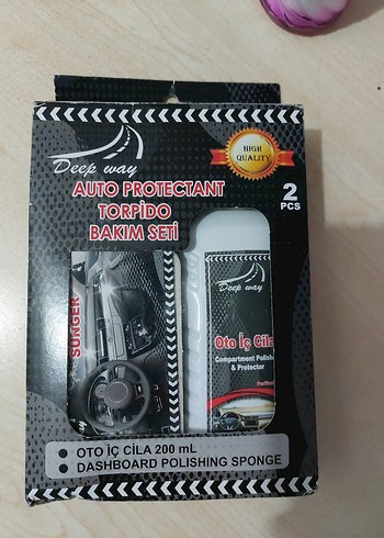 Oto İç Cilası ve Torpido Bakım Seti Siyah - Görsel 6