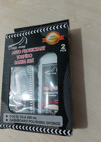 Oto İç Cilası ve Torpido Bakım Seti Siyah - Görsel 2