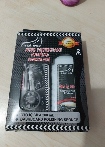 Oto İç Cilası ve Torpido Bakım Seti Siyah - Görsel 4