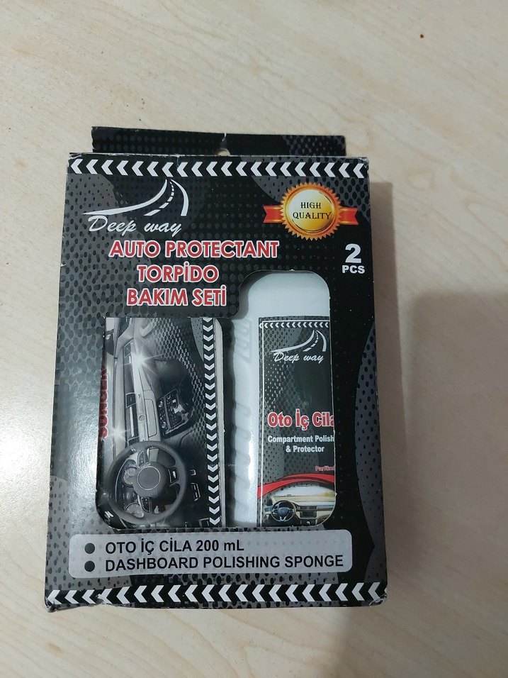 Oto İç Cilası ve Torpido Bakım Seti Siyah - Görsel 3