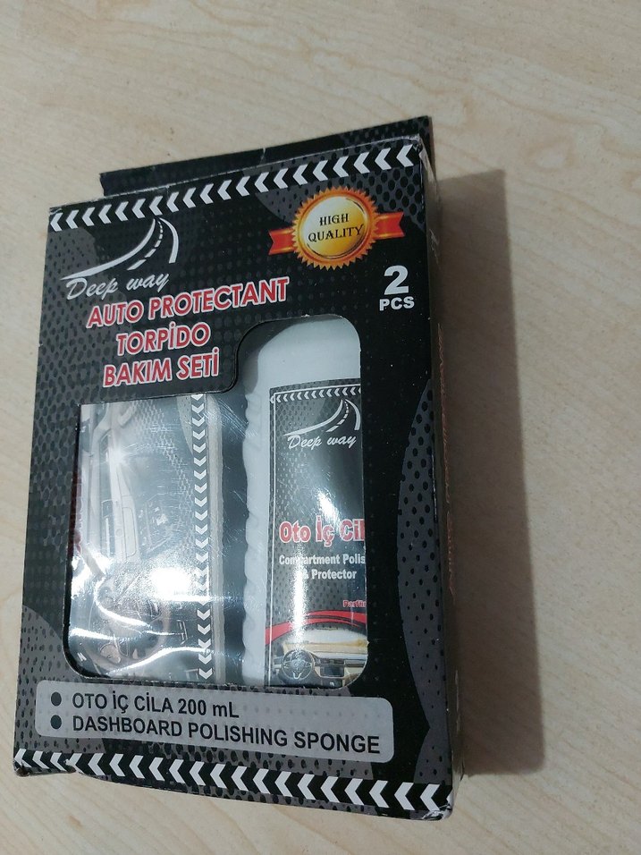 Oto İç Cilası ve Torpido Bakım Seti Siyah - Görsel 2