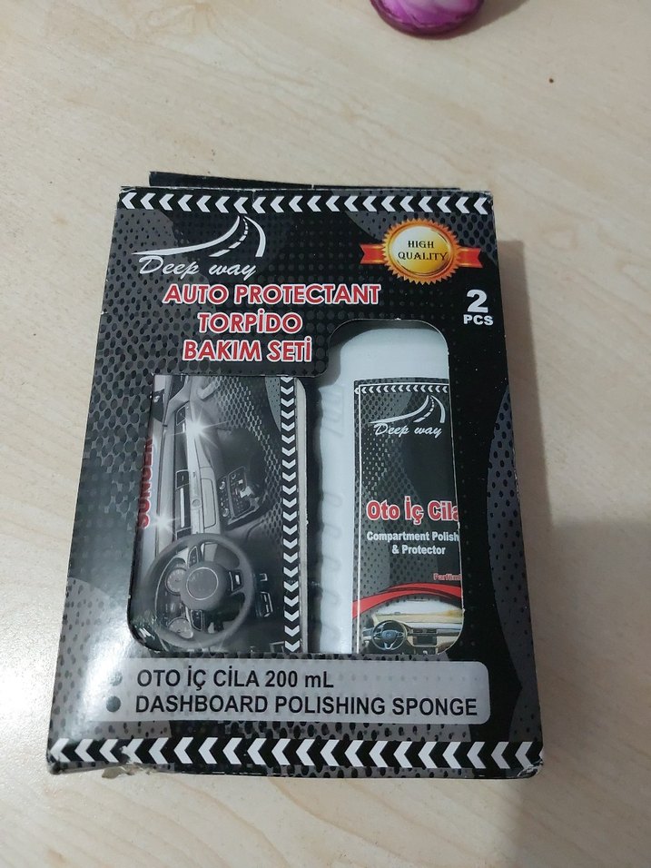 Oto İç Cilası ve Torpido Bakım Seti Siyah - Görsel 4