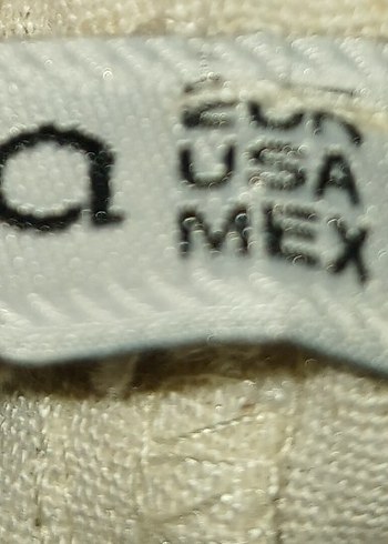 Ünisex Kırık Beyaz Keten Şort - Görsel 3