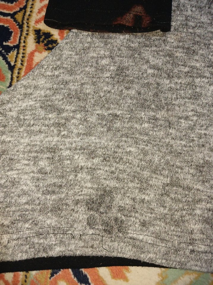 Siyah Gri Uzun Kollu Tişört - Görsel 4