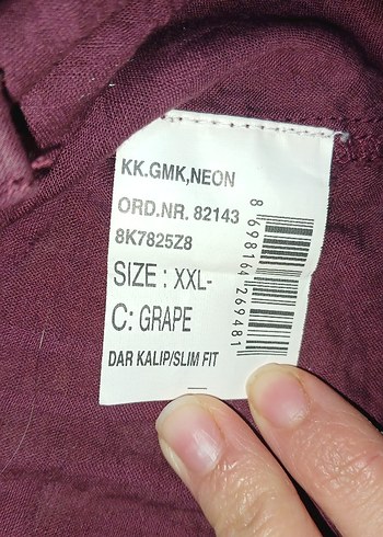 Vintage Mor Kısa Kollu Gömlek - Görsel 4