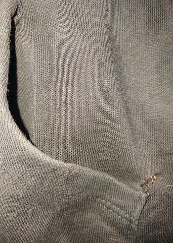 Kapüşonlu Siyah Sweatshirt - Görsel 4