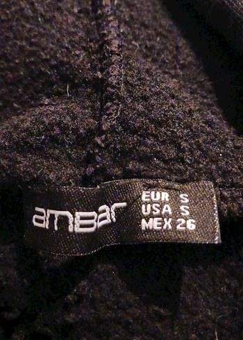 Kapüşonlu Siyah Sweatshirt - Görsel 7