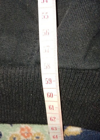 Kapüşonlu Siyah Sweatshirt - Görsel 6