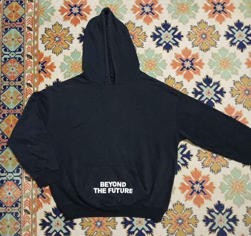 Kapüşonlu Siyah Sweatshirt - Görsel 2