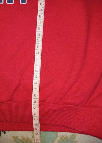 Oxford Üniversitesi Baskılı Kırmızı Sweatshirt - Görsel 3