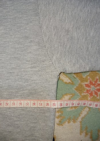 Gri Kapüşonlu Sweatshirt - Görsel 5