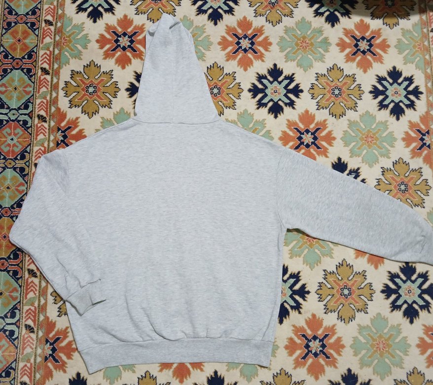 Gri Kapüşonlu Sweatshirt - Görsel 2