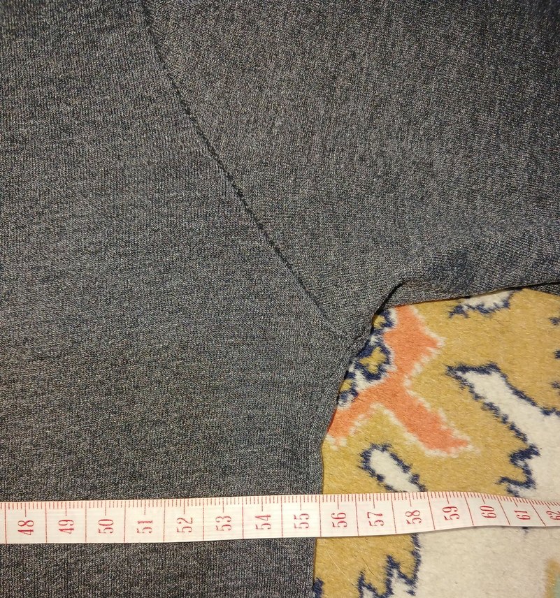 Ünisex Gri Uzun Kollu T shirt - Görsel 4