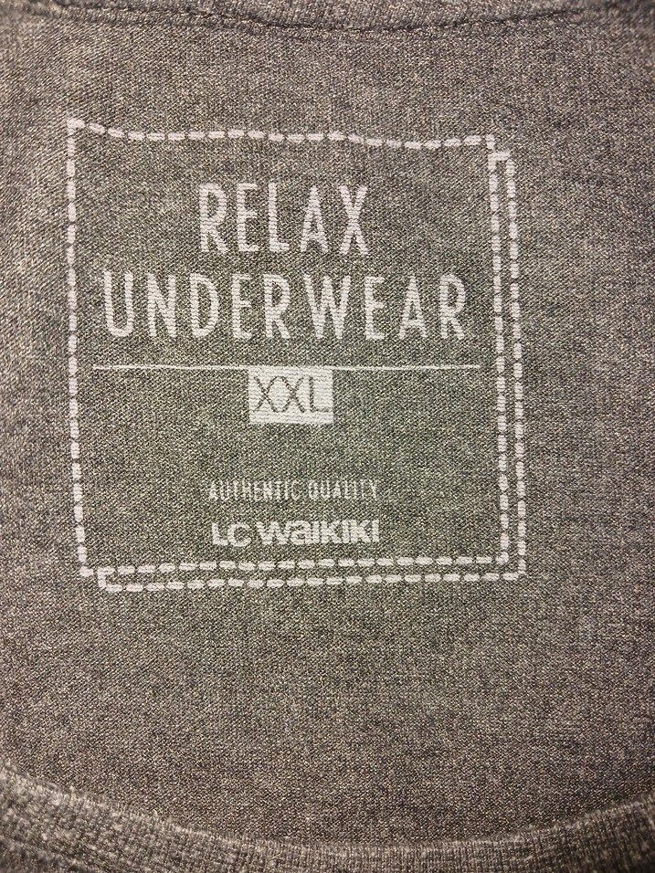 Ünisex Gri Uzun Kollu T shirt - Görsel 5