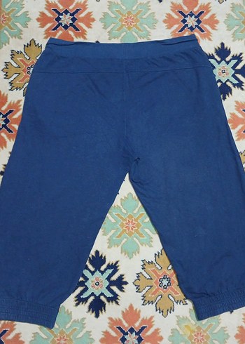 Vintage Mavi Kadın Şort - Kapri - Görsel 2
