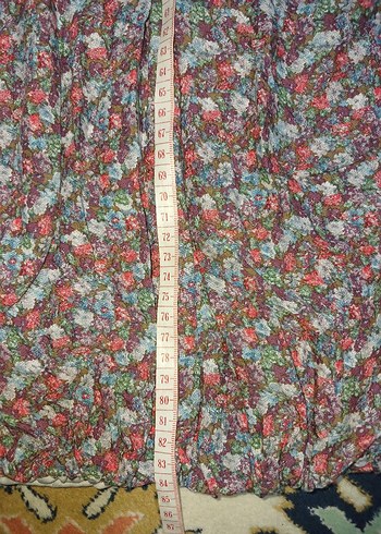 Çok Renkli Bohem Mini Elbise - Görsel 3