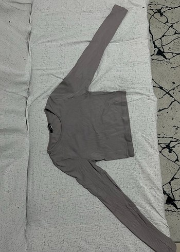 mor seamless Uzun Kollu Spor bluz - Görsel 2