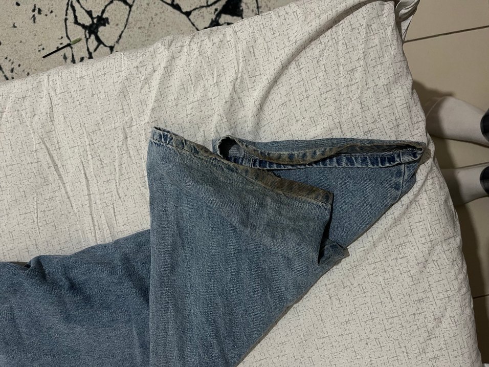 mavi Bol Kesim wide leg Kadın jean - Görsel 5