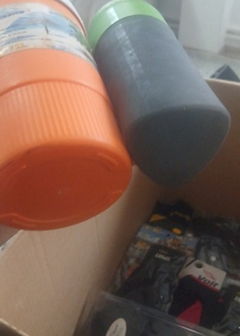 Renkli Turuncu Çocuk Termosu 0.75L - Görsel 2