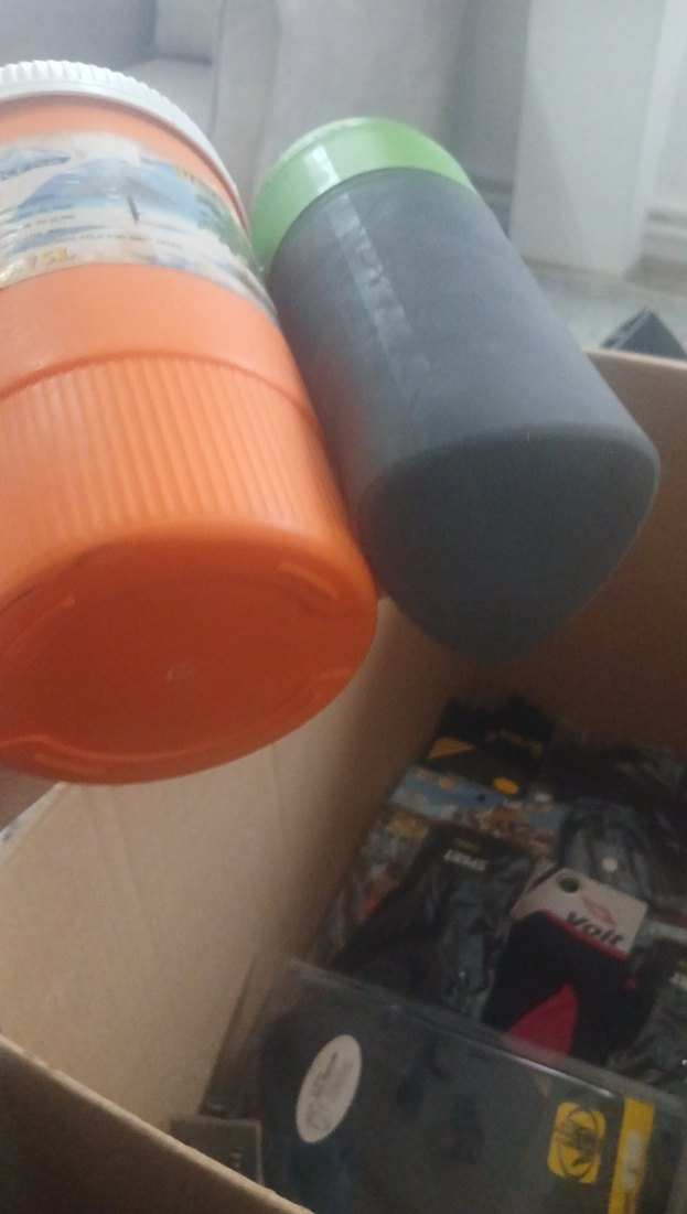 Renkli Turuncu Çocuk Termosu 0.75L - Görsel 2