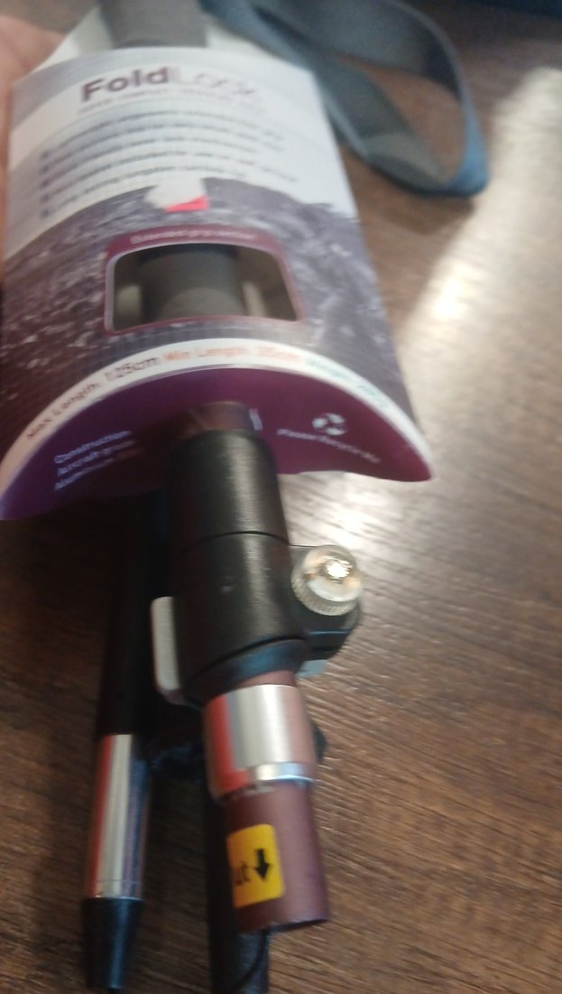 trekking Foldlock Katlanabilir Yoga Kayışı - Gri ve Camel - Görsel 3