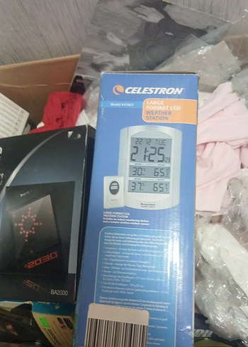 Celestron Hava Durumu İstasyonu LCD Ekranlı - Görsel 3