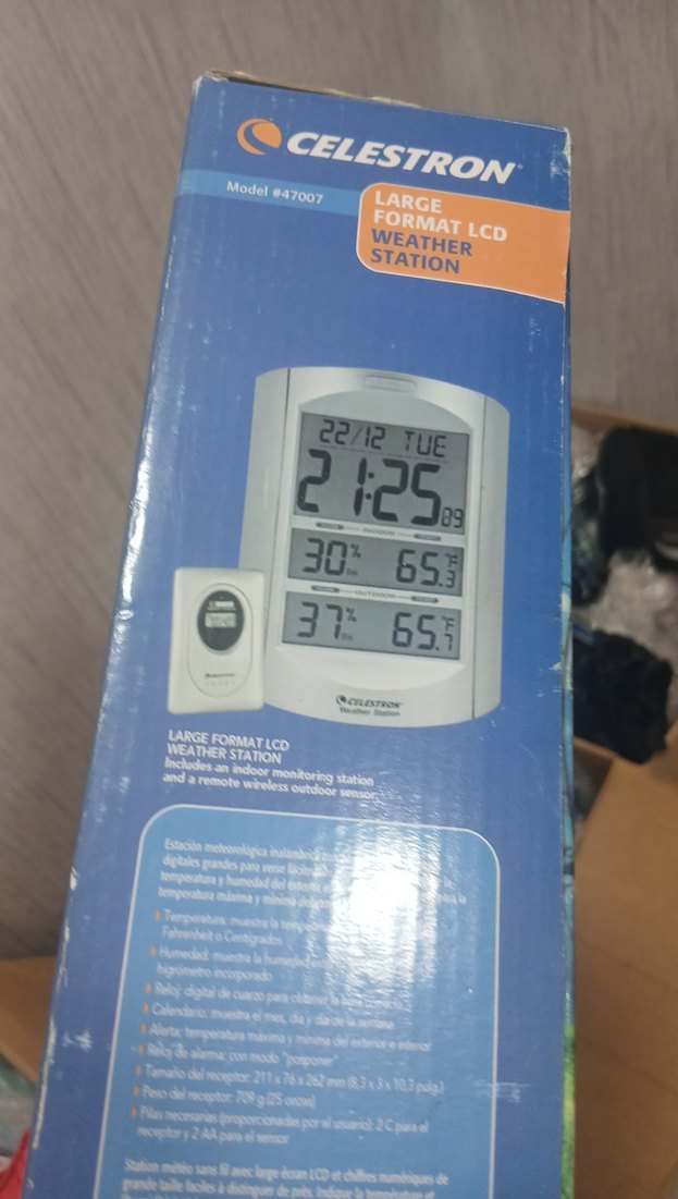 Celestron Hava Durumu İstasyonu LCD Ekranlı - Görsel 5