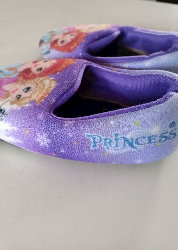 Kız Çocuk Mor Baskılı Sıcak Ev Terliği - Görsel 2