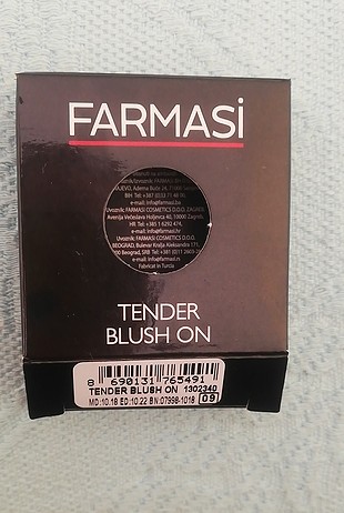 s Beden farmasi tunder blush on allık 