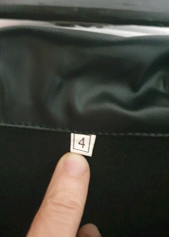 Düğmeli Siyah Deri Midi Yağmurluk - Görsel 6