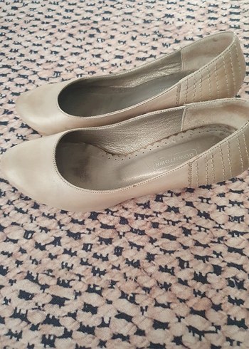 Bej Topuklu Kadın Espadril - Görsel 2